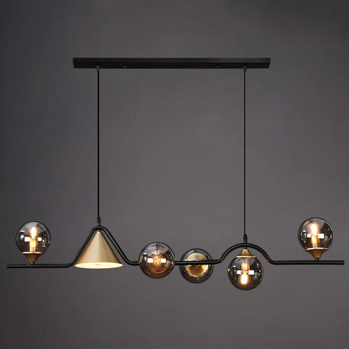 Modern minimalist pendant light for bar and counter - vue 2 sur 9