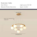 Designer wooden chandelier for contemporary home decor