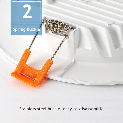 Round recessed LED ceiling spotlight - vue 4 sur 8