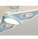 Modern design electric ceiling fan light for children's room