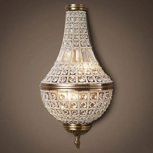 Crystal wall light for elegant contemporary lighting - vue 9 sur 9