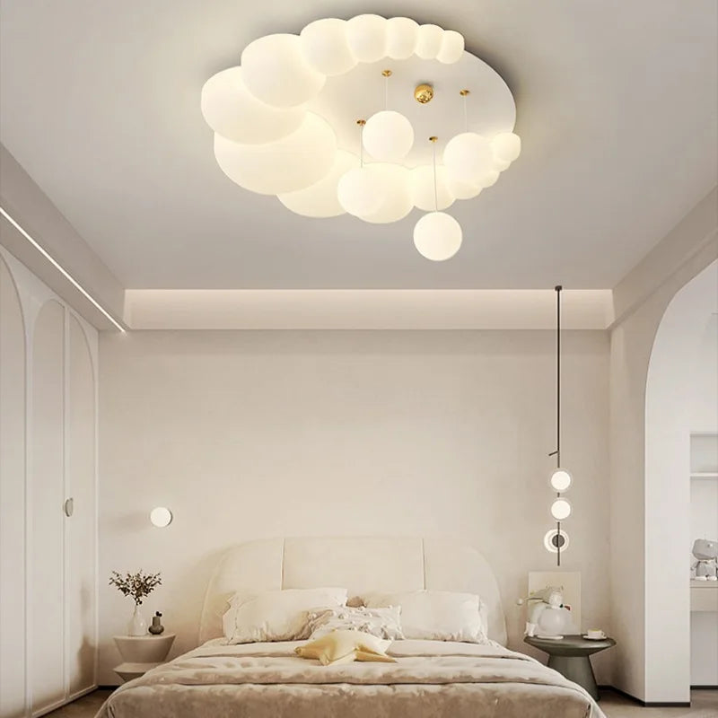 Romantic bubble ceiling light for modern children's bedroom