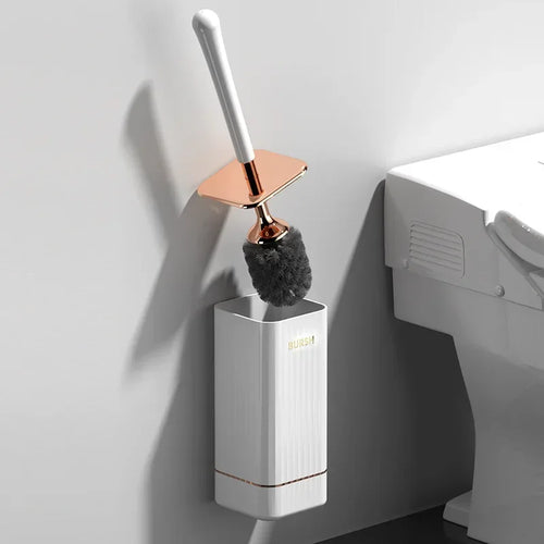 Silicone toilet brush for effective cleaning - vue 8 sur 8