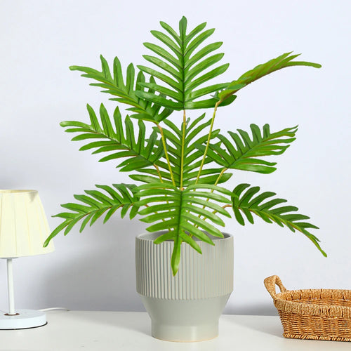 Artificial tropical plant with banana leaves for garden decoration - vue 5 sur 8