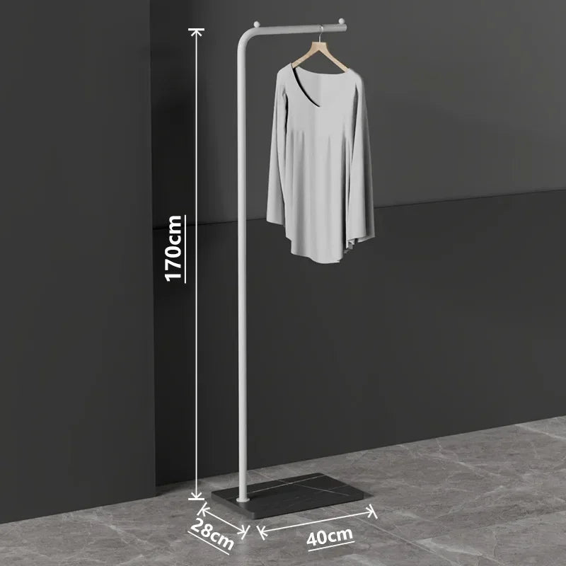 lightweight and modern Nordic clothes rack for stylish storage - vue 23 sur 41