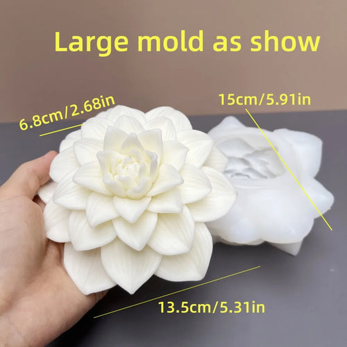 new silicone mold bouquet roses chrysanthemum peony Valentine's Day gift - vue 19 sur 18