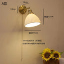 Antique LED wall light with pull switch