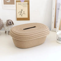 hand-woven multifunctional storage baskets