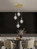 Modern crystal chandelier for animal-inspired home decor