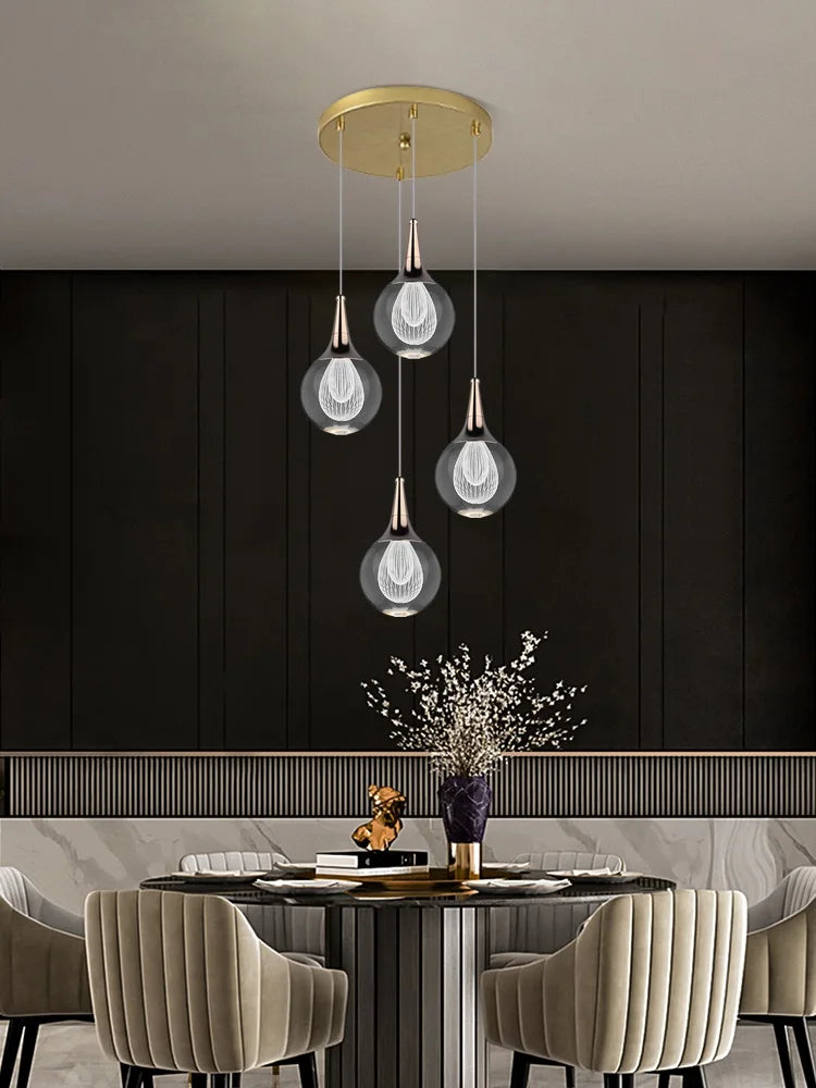 Modern crystal chandelier for animal-inspired home decor - vue 3 sur 13