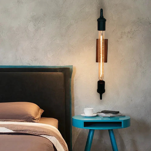 Retro industrial iron wall light for home lighting - vue 7 sur 6