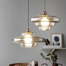 Retro glass pendant light for modern decor