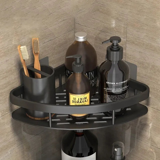 luxury rustproof wall shelves for bathroom accessories - vue 15 sur 17