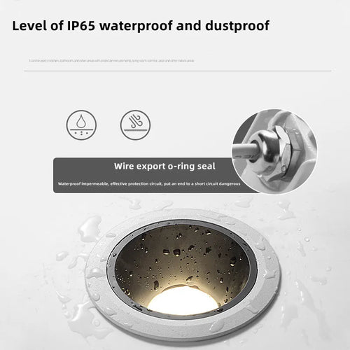 Waterproof anti-glare LED spotlight for outdoor and indoor use - vue 4 sur 5