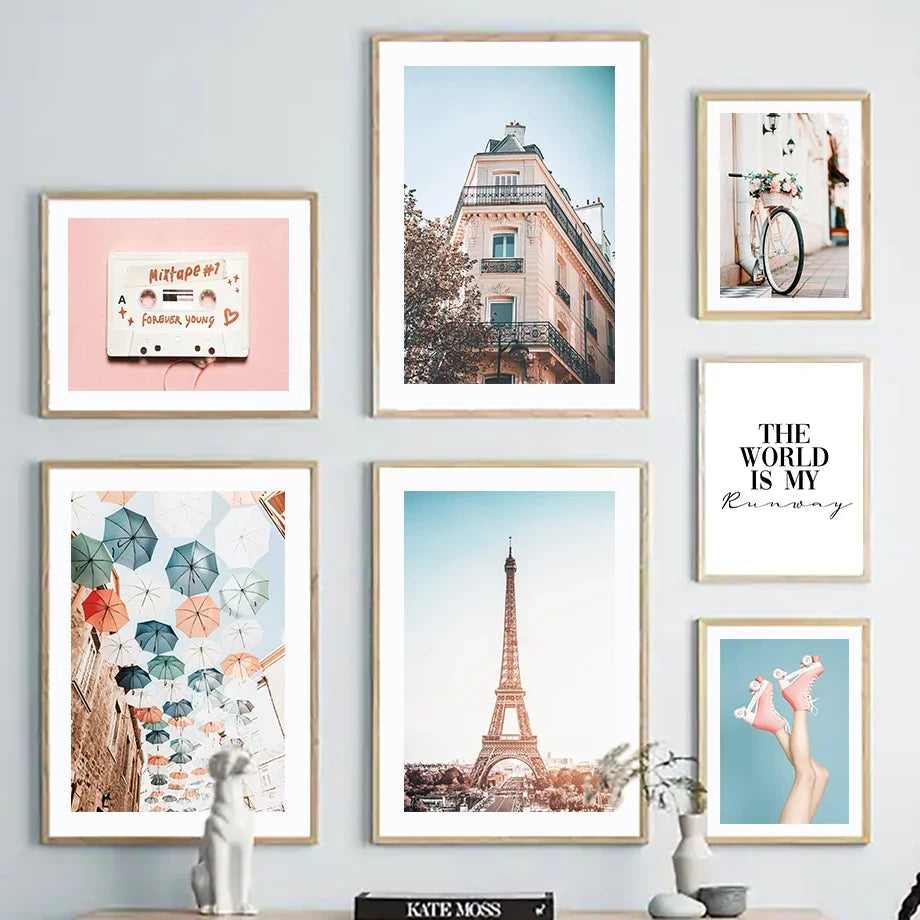 Urban wall art london and paris for girls - vue 4 sur 6