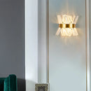 Modern crystal wall light for decorative indoor lighting