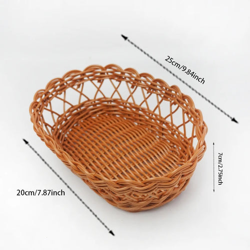 panier de rangement tissé pour collations et fruits - vue 9 sur 8