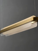 Minimalist long chandelier for restaurant, café or creative office
