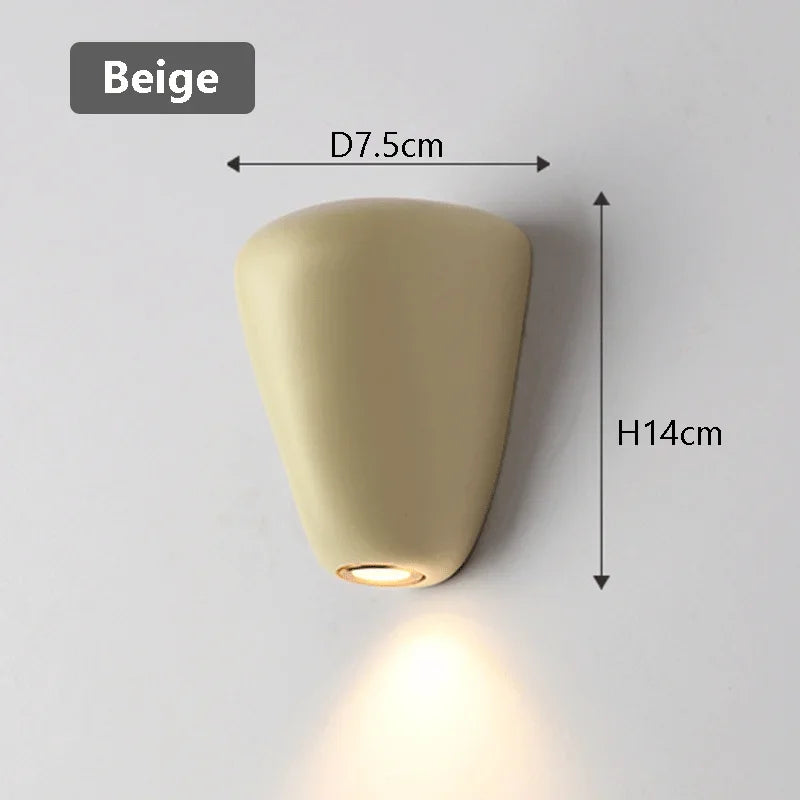 Modern indoor decorative projector wall light