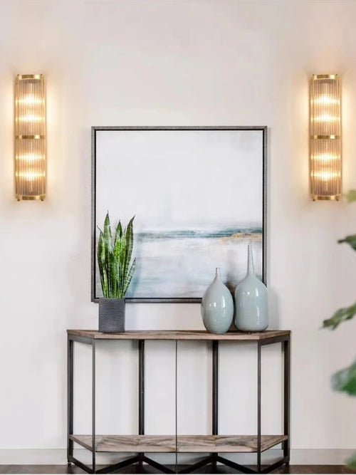 Luxury style crystal wall lamp for an elegant atmosphere - vue 4 sur 10