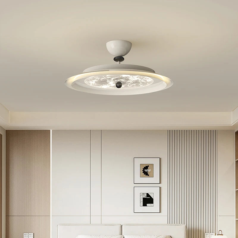 Luxury minimalist LED ceiling light modern design for interiors 2024 - vue 3 sur 10