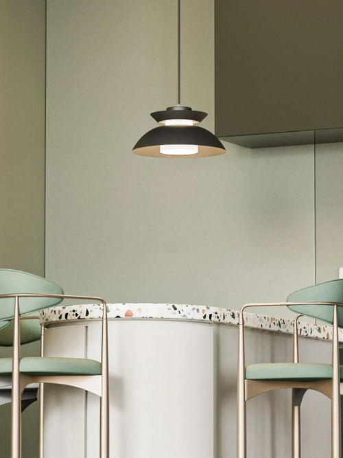 Modern Danish design wabi-sabi pendant light for contemporary spaces - vue 6 sur 11