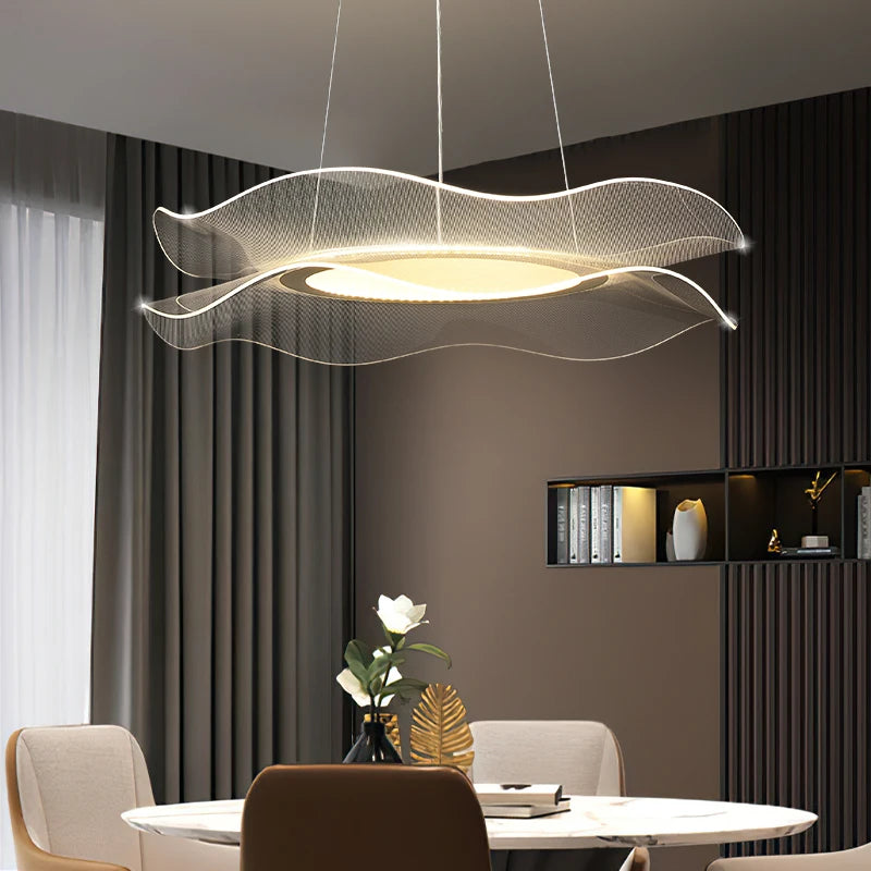 Modern pendant chandelier for elegant and refined lighting
