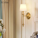 Luxury copper wall light for an elegant interior