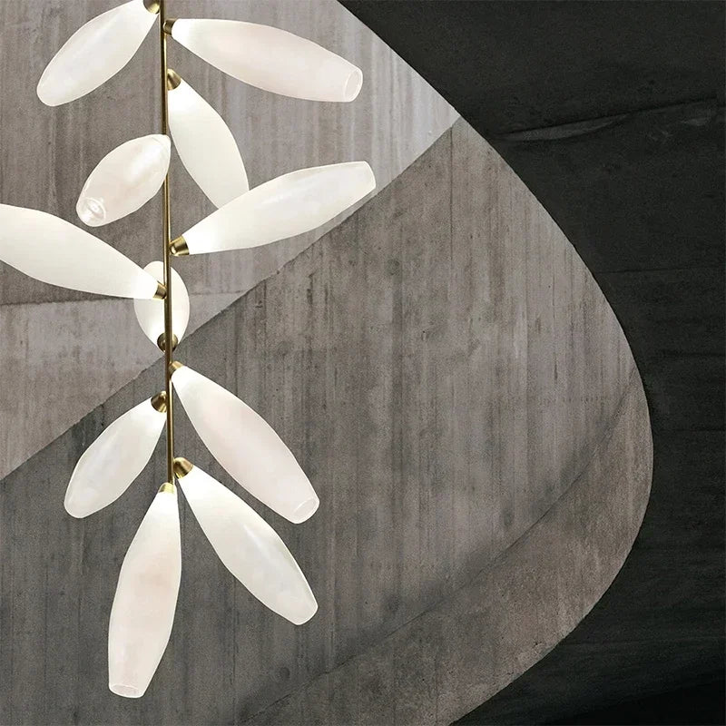 Modern nordic glass chandelier for interior decoration - vue 5 sur 14