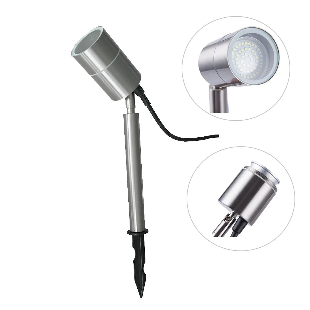 Stainless steel chandelier for outdoor garden lighting