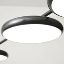 Modern adjustable height pendant chandelier