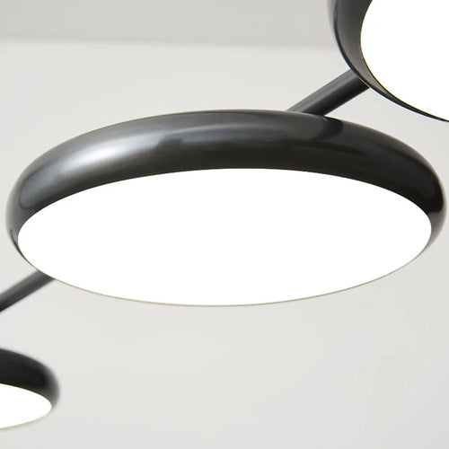 Modern adjustable height pendant chandelier - vue 5 sur 10