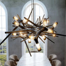 Luxury postmodern roman LED chandelier for hotel