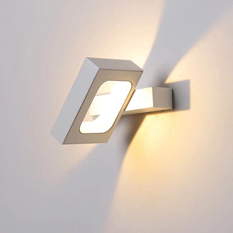 rotatable modern led wall light for interior decoration