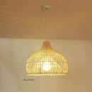 Japanese rattan pendant light for Asian restaurant pastoral style
