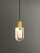 Nordic design crystal and copper chandelier for modern interiors