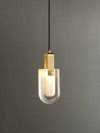 Nordic design crystal and copper chandelier for modern interiors