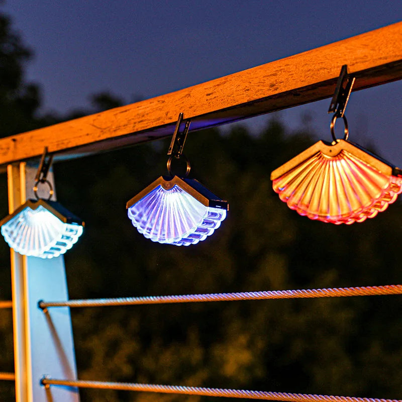 Foldable solar hanging lantern for outdoor and Christmas decoration
