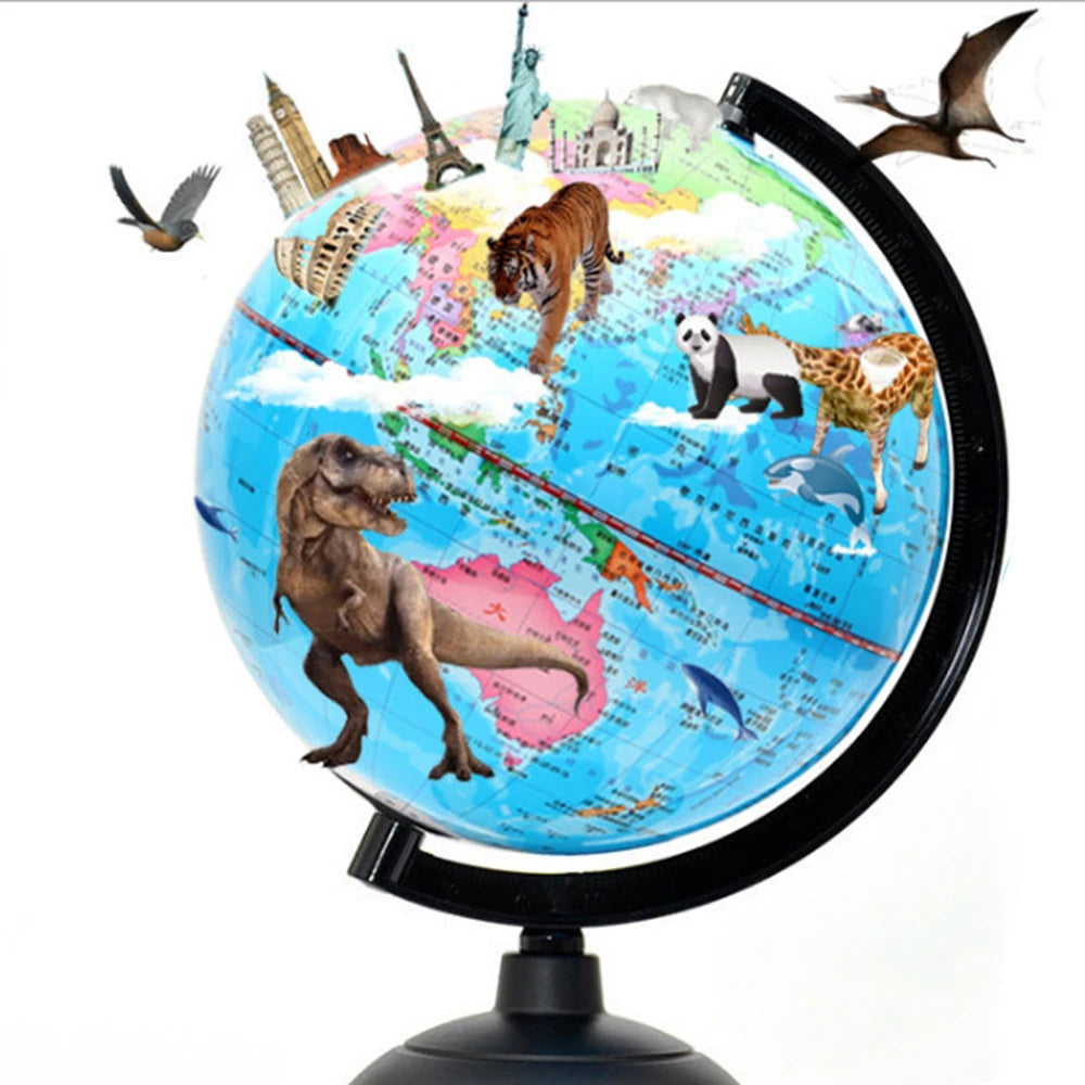 educational rotating world globe for students and children - vue 6 sur 7