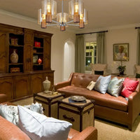 Nordic glass chandelier with creative American style