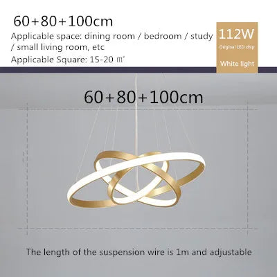 lustre moderne en style nordique avec télécommande et lumière led - vue 26 sur 30