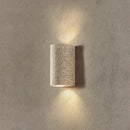 Japanese wabi-sabi retro cement LED wall light
