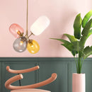Modern glass chandelier for children's room decorative