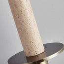 Modern nordic LED pendant lamp for bedside with long line yellow and black stone