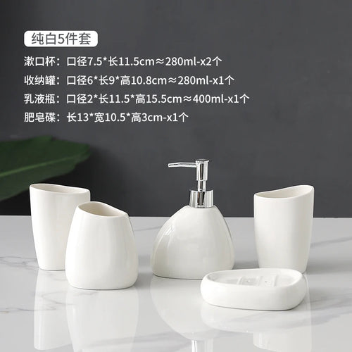 ceramic bathroom accessories for home decor - vue 20 sur 23