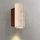 Wabi sabi travertine LED decorative indoor wall light