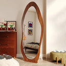 Decorative standing mirror for makeup and interior