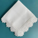 Embroidered lace linen table napkin, European style