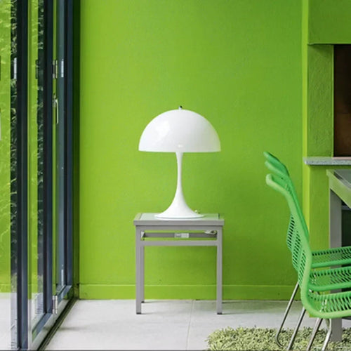 Modern mushroom LED table lamp for bedroom, home, office, reading - vue 6 sur 9
