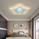 Modern romantic ceiling light for children's room, warm atmosphere